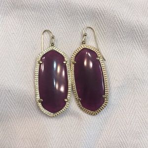 PURPLE ELLE DANGLE KENDRA SCOTT
